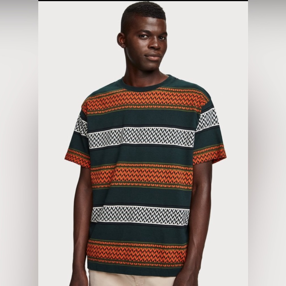 Scotch and Soda Medium tee, fits like a Large